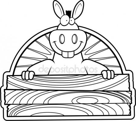 450x401 Cartoon Buffalo Wood Sign Stock Vector Cthoman