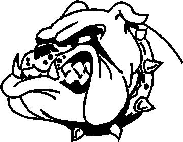 360x280 Cartoon Bulldog Face