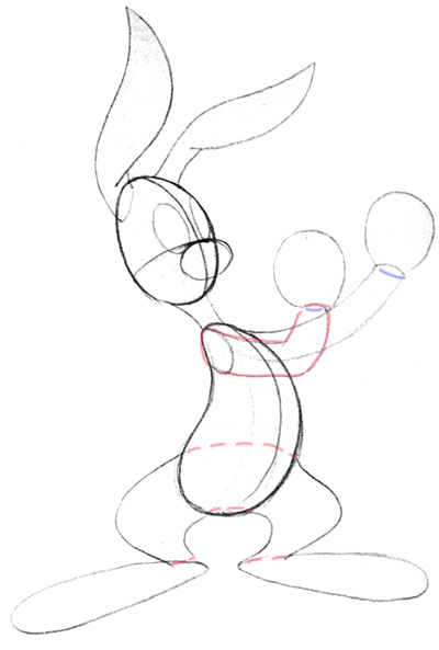 400x593 How To Draw Cartoon Bunny Rabbit Boxing With Easy Step By Step