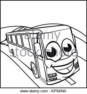 300x323 Coach Bus Cartoon Vector Art Stock Vector Art Amp Illustration
