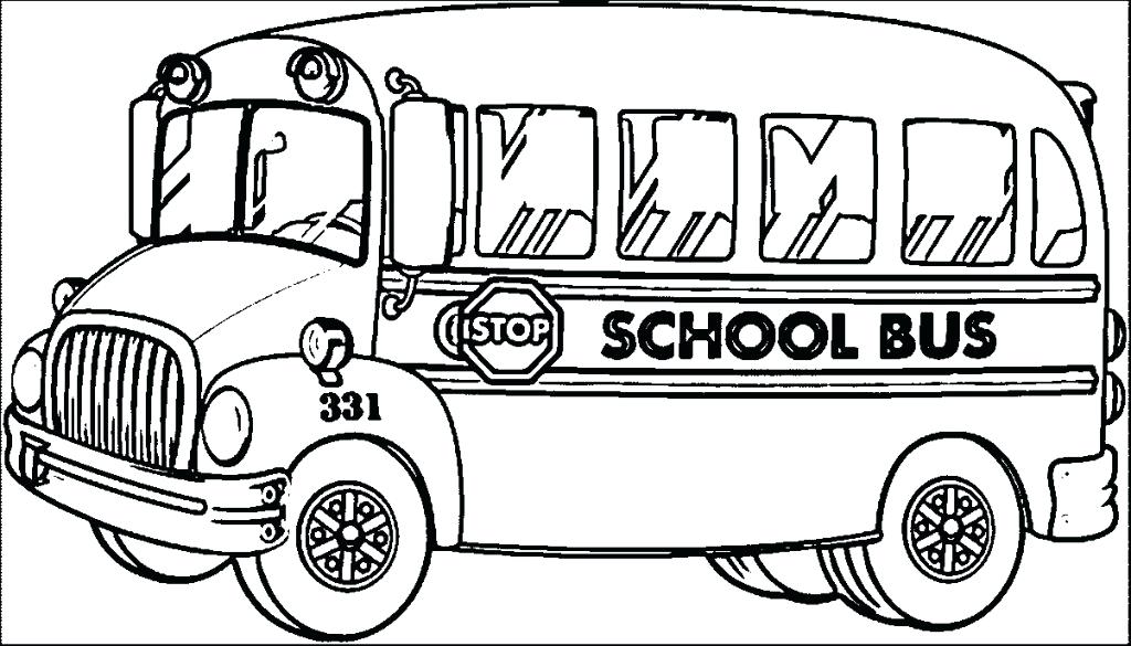 1024x585 School Bus Coloring Page School Bus Coloring Sheet Free Get This