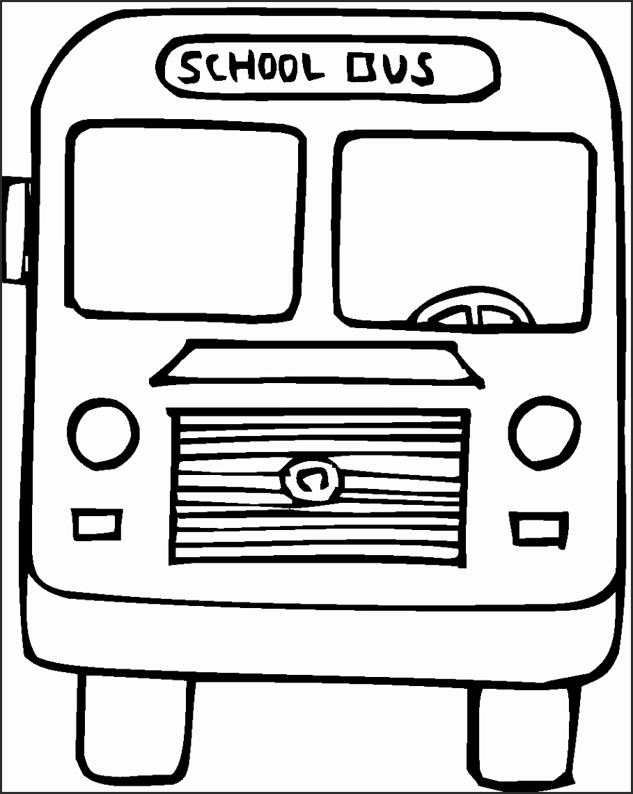 909x1140 School Bus Drawing For Kids Cucys Unique Free Printable School Bus