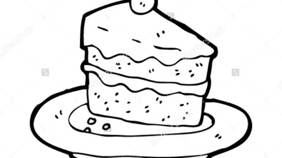 570x320 Cartoon Cake Drawing How To Draw A Cartoon Birthday Cake