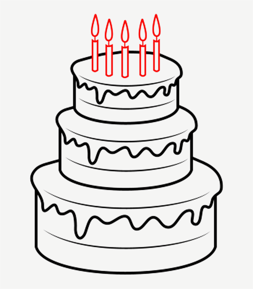 Cartoon Cake Drawing at GetDrawings | Free download