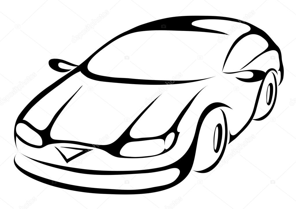 1023x723 Stylized Cartoon Car Stock Vector Cidepix