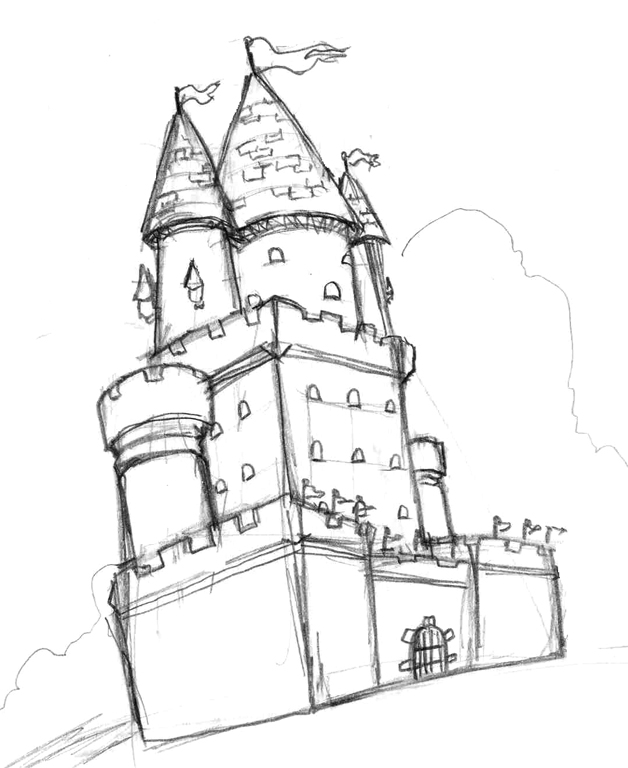 628x768 Cartoon Castle By Albundyland