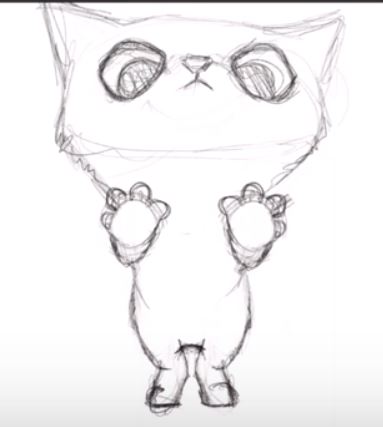 383x427 How To Draw Amp Paint A Cat In Procreate Igor Cheban Free Image