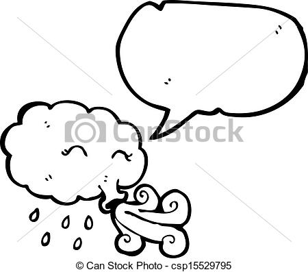 450x397 Cloud Blowing Wind Cartoon Group