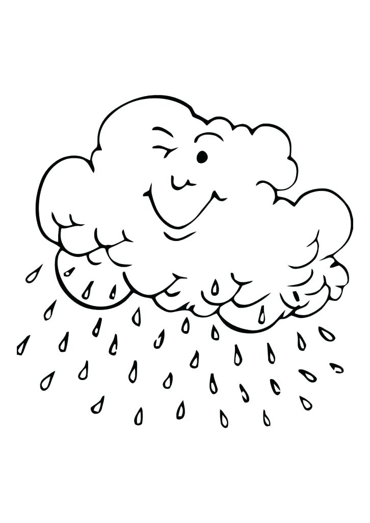 726x1024 Cloud Coloring Pages Cartoon Clouds Page Free Murs