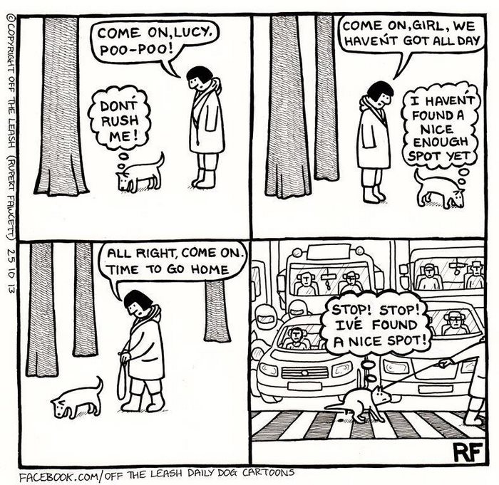 700x681 Hilarious Comics About Life With Dogs By The Leash