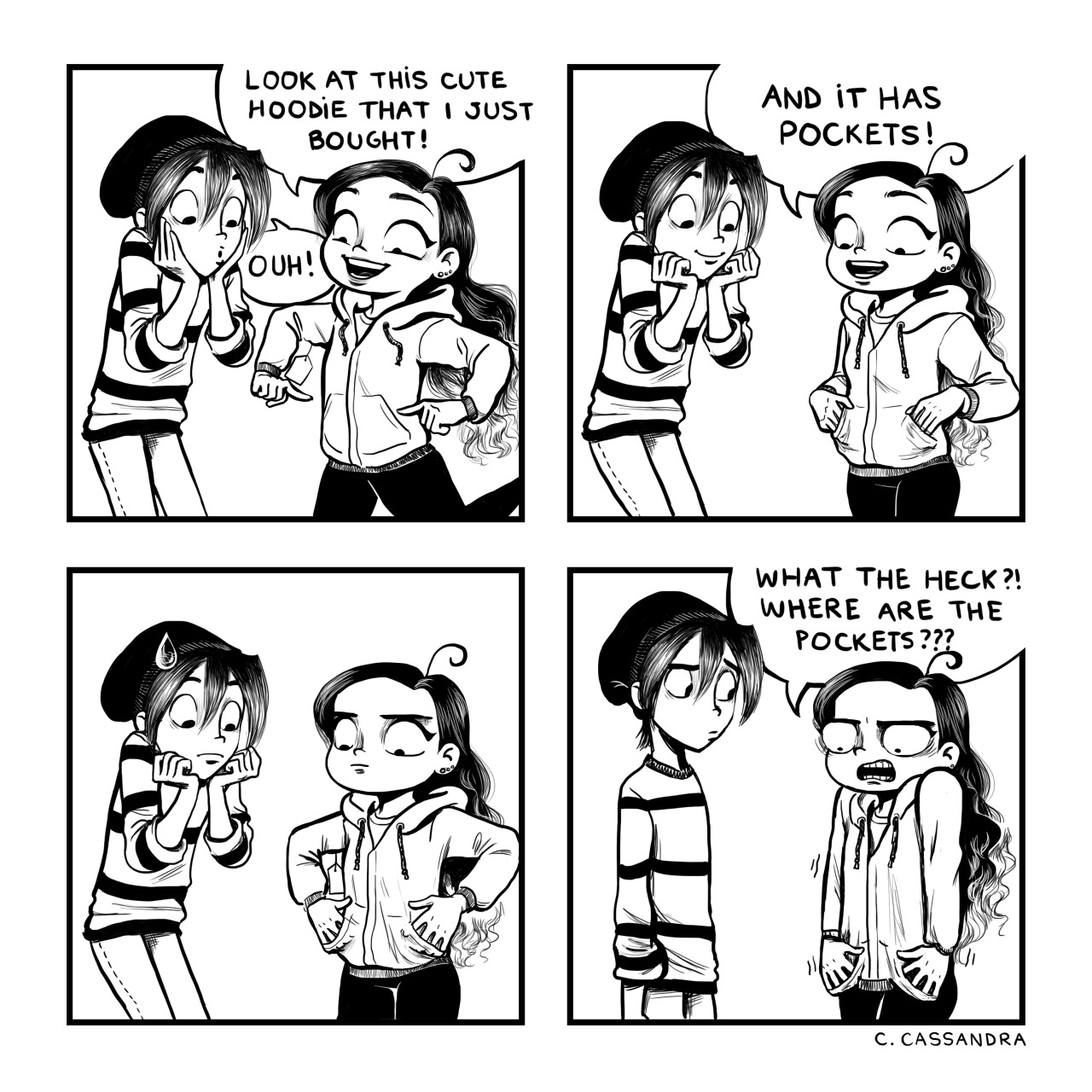 1280x1280 Usually Hoodies Have Real Pockets, And Jeans Have Fake Pockets