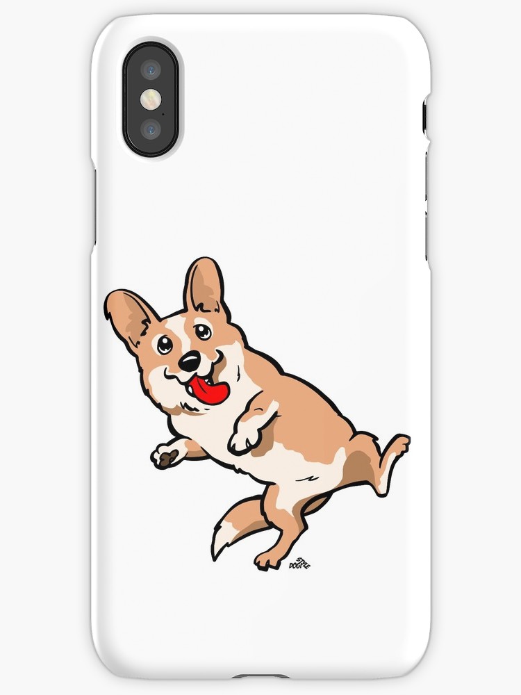 750x1000 Corgi Cartoon Dog Iphone Cases Amp Skins By Dogistyle Redbubble