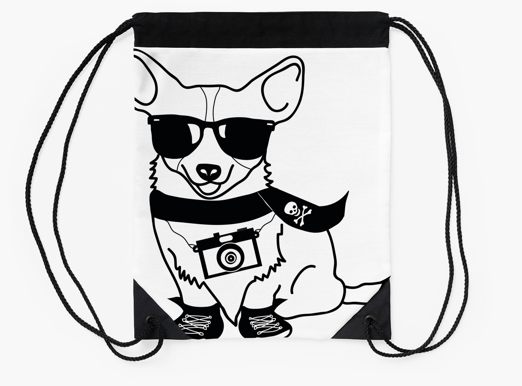 1690x1250 Hipster Corgi