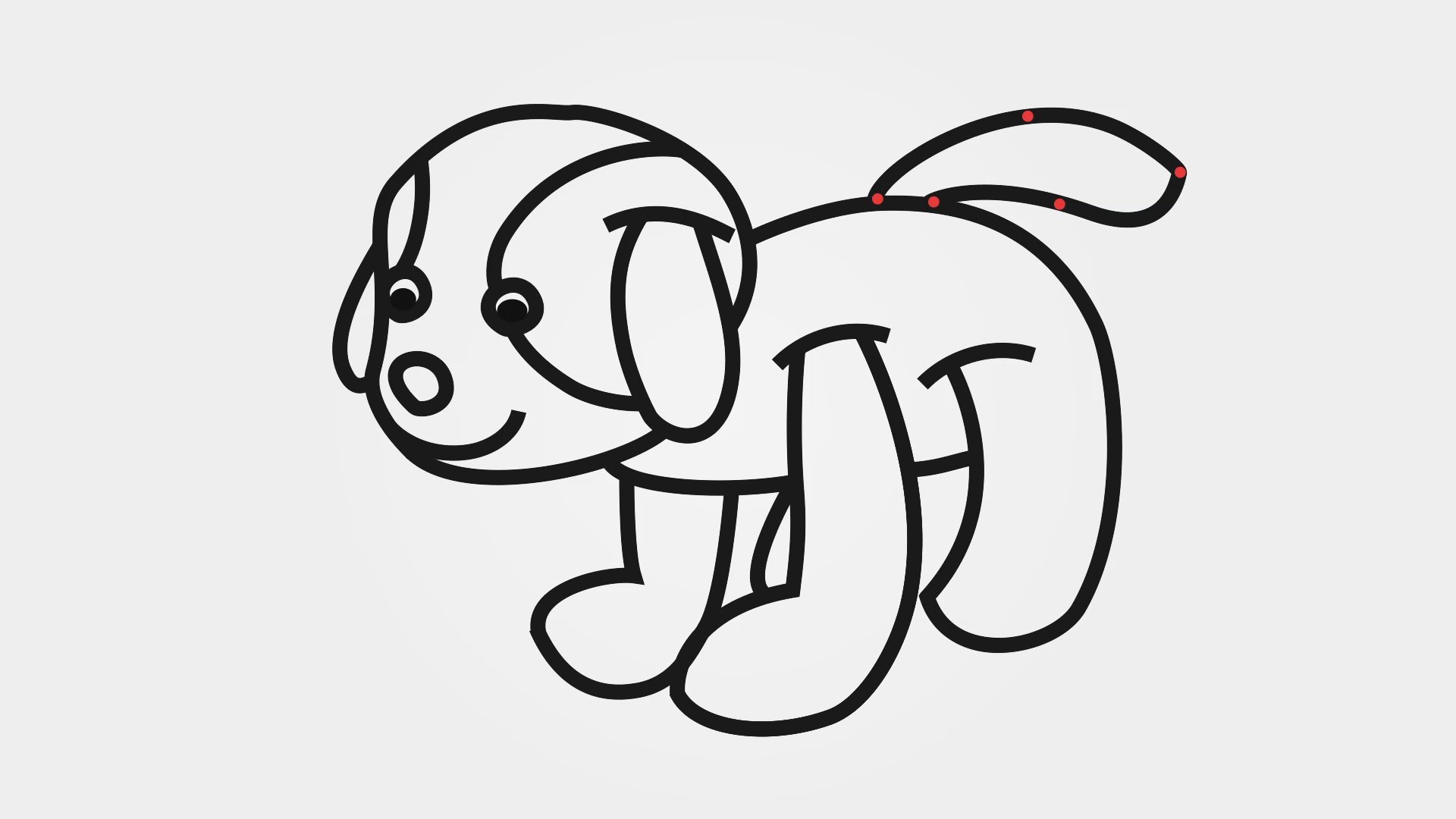 1920x1080 How To Draw A Cartoon Puppy Step By Step Draw A Cartoon Dog