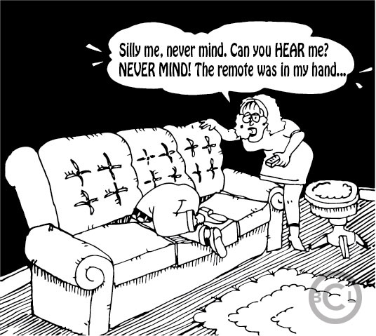 536x479 My Cartoon About The Lost Tv Remote. As Seen In Ajc Newspaper