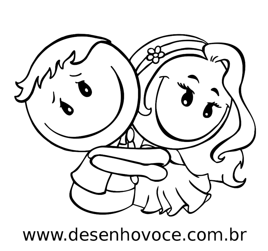 900x845 Cartoon Couple Bw By Desenhovoce