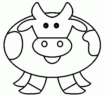 359x328 New Cartoon Drawings Of Cows Cartoon Cow Drawings Clipart Best
