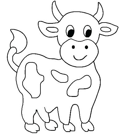 434x434 Coloring Pictures Of Cows Joandco.co