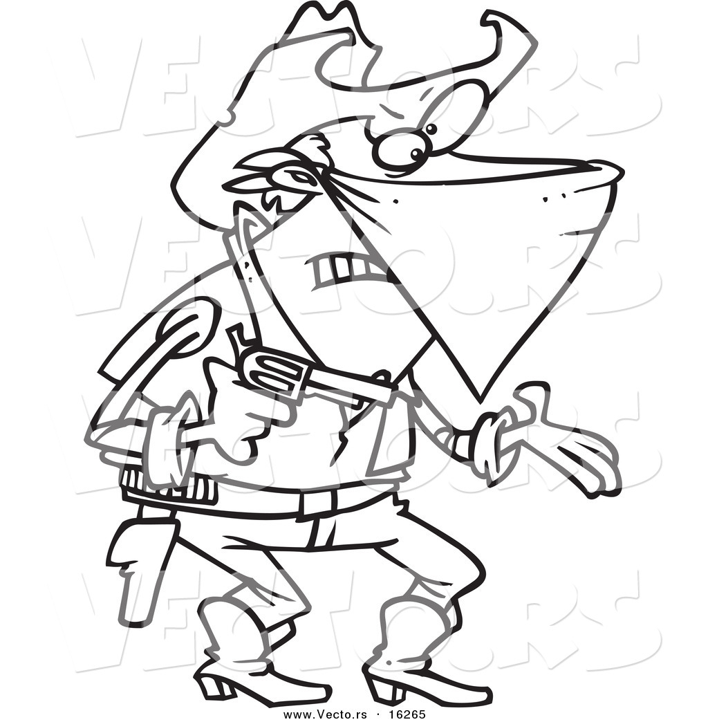 1024x1044 Cowboy Cartoon Drawings