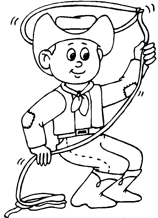 653x902 Free Printable Cowboy Coloring Pages For Kids