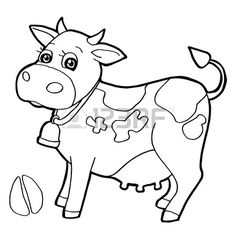 236x236 Step 7 How To Draw Cartoon Cows Farm Animals Step By Step