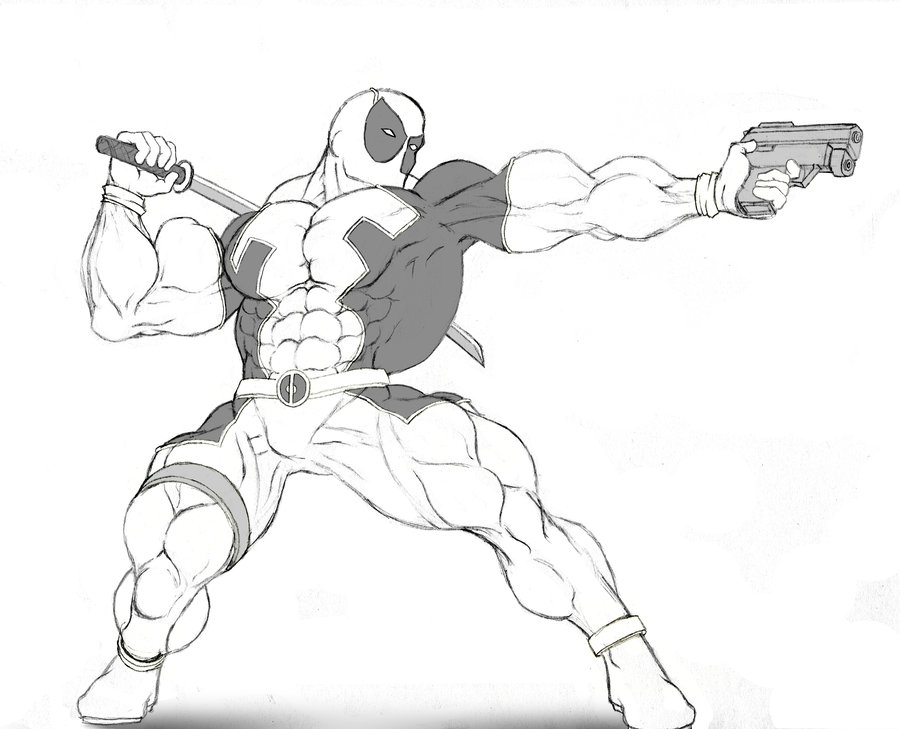 900x729 Deadpool By Graphic Muscle