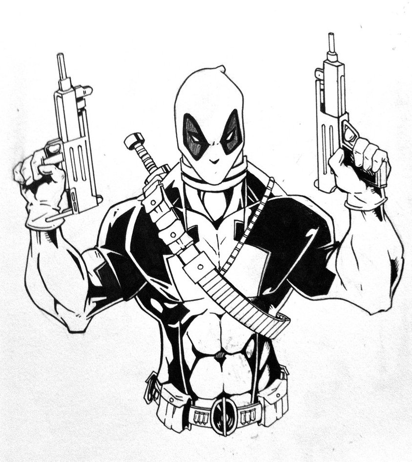 844x947 Deadpool By Jonathan Munro