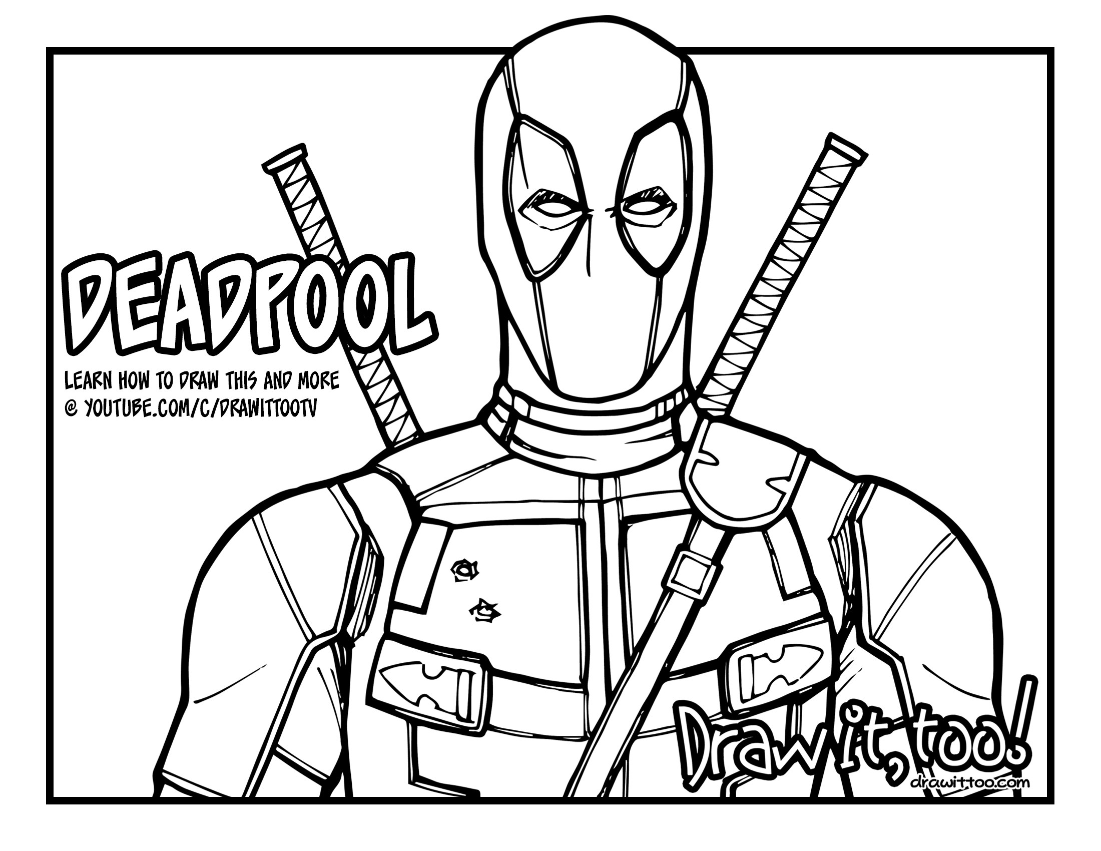 2200x1700 It's Everybody's Favorite Merc With A Mouth, Deadpool!