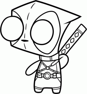 281x302 How To Draw Deadpool Gir Step 11 Random Geekery