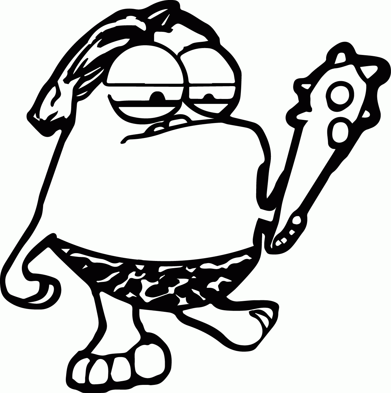 1253x1259 Tasmanian Devil Cartoon Coloring Pages 306107