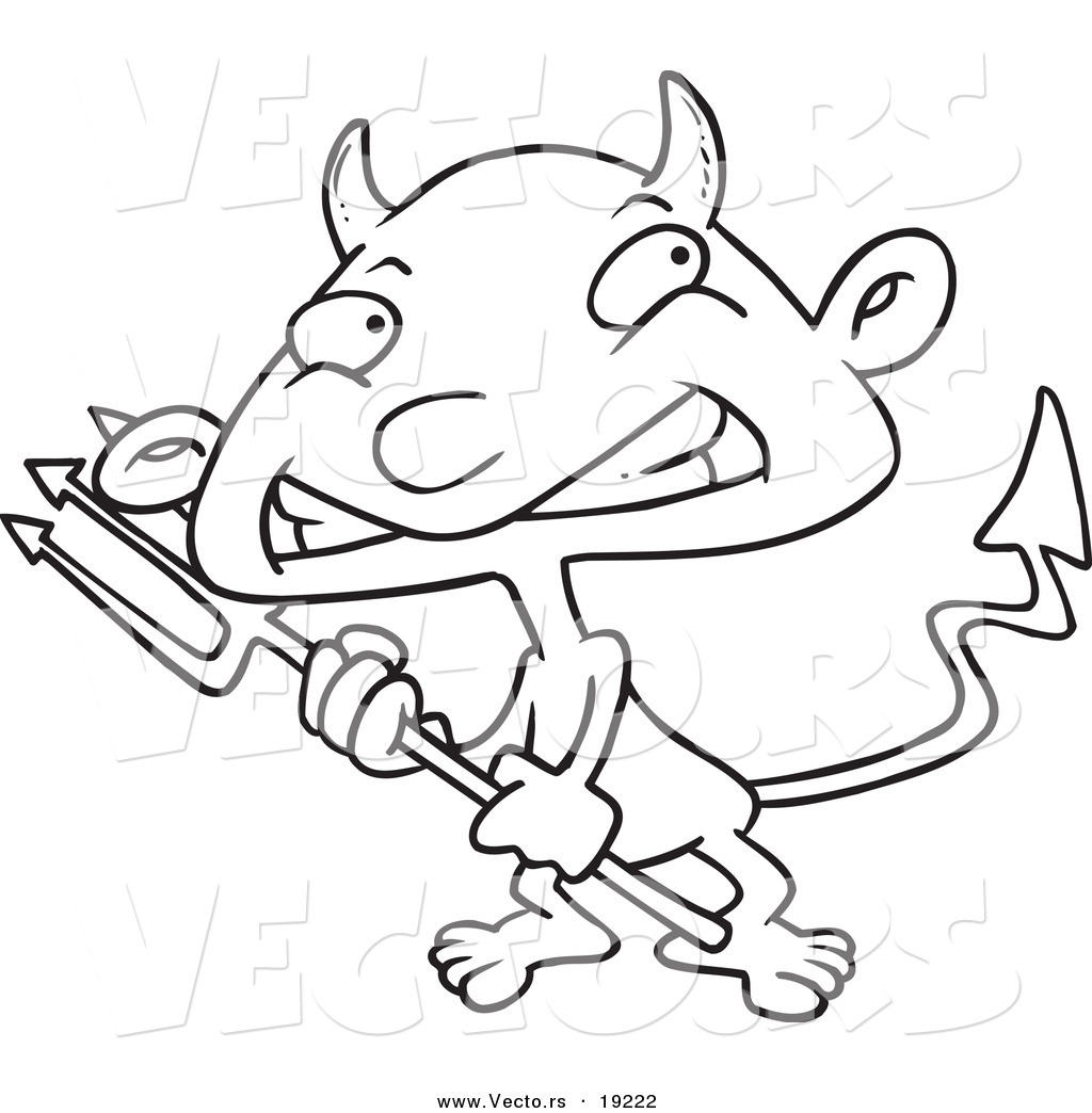 1024x1044 Vector Of A Cartoon Boy Devil