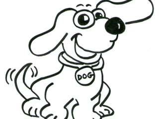 320x240 Cartoon Sketches For Kids How To Draw Cartoon Dogs Step Step