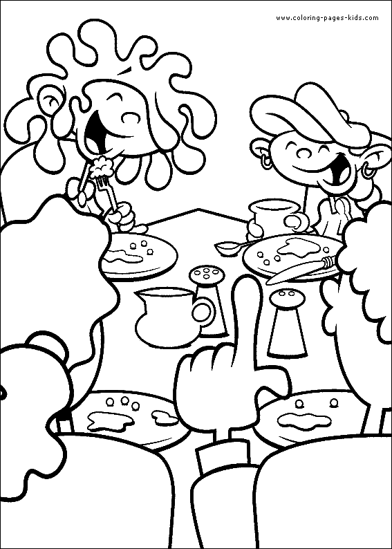 567x794 Kids Next Door Color Page