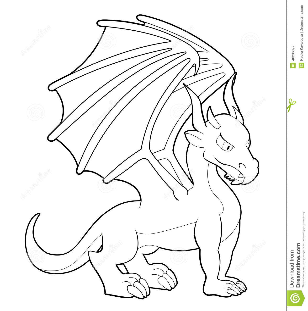 1290x1300 Dragon Drawing Cartoon