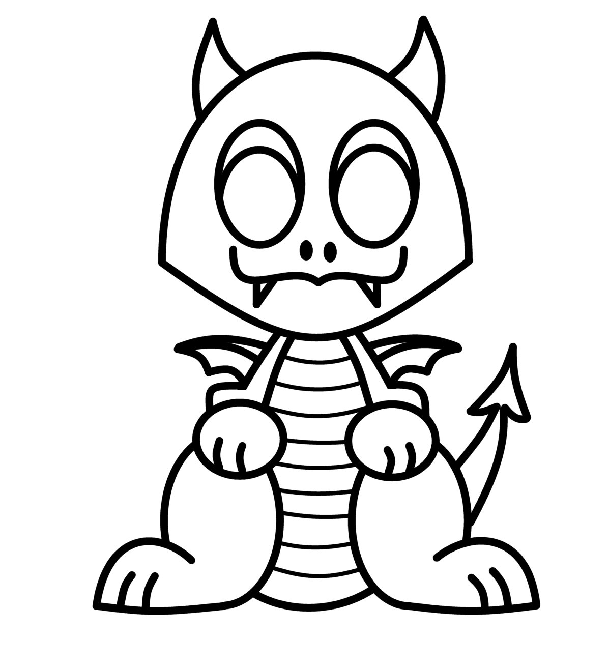 1197x1311 How To Draw Cartoons Dragon