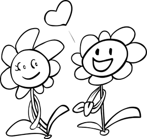 288x272 How To Draw Cartoon Flowers Like Child's Play