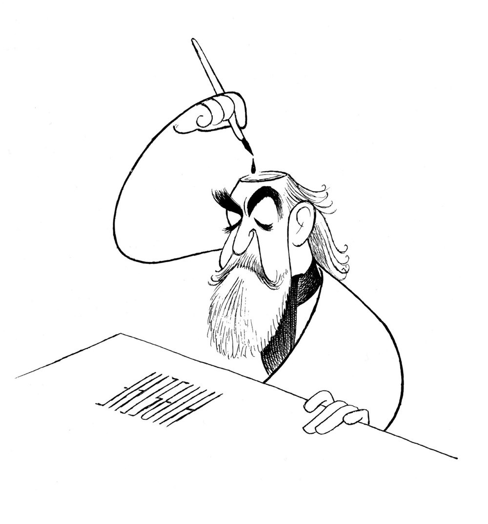 1000x1072 Al Hirschfeld Broadway's King Of Caricature