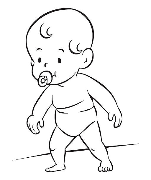 512x612 Sketch Clipart Boy