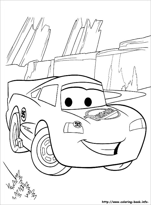 585x794 Car Coloring Pages
