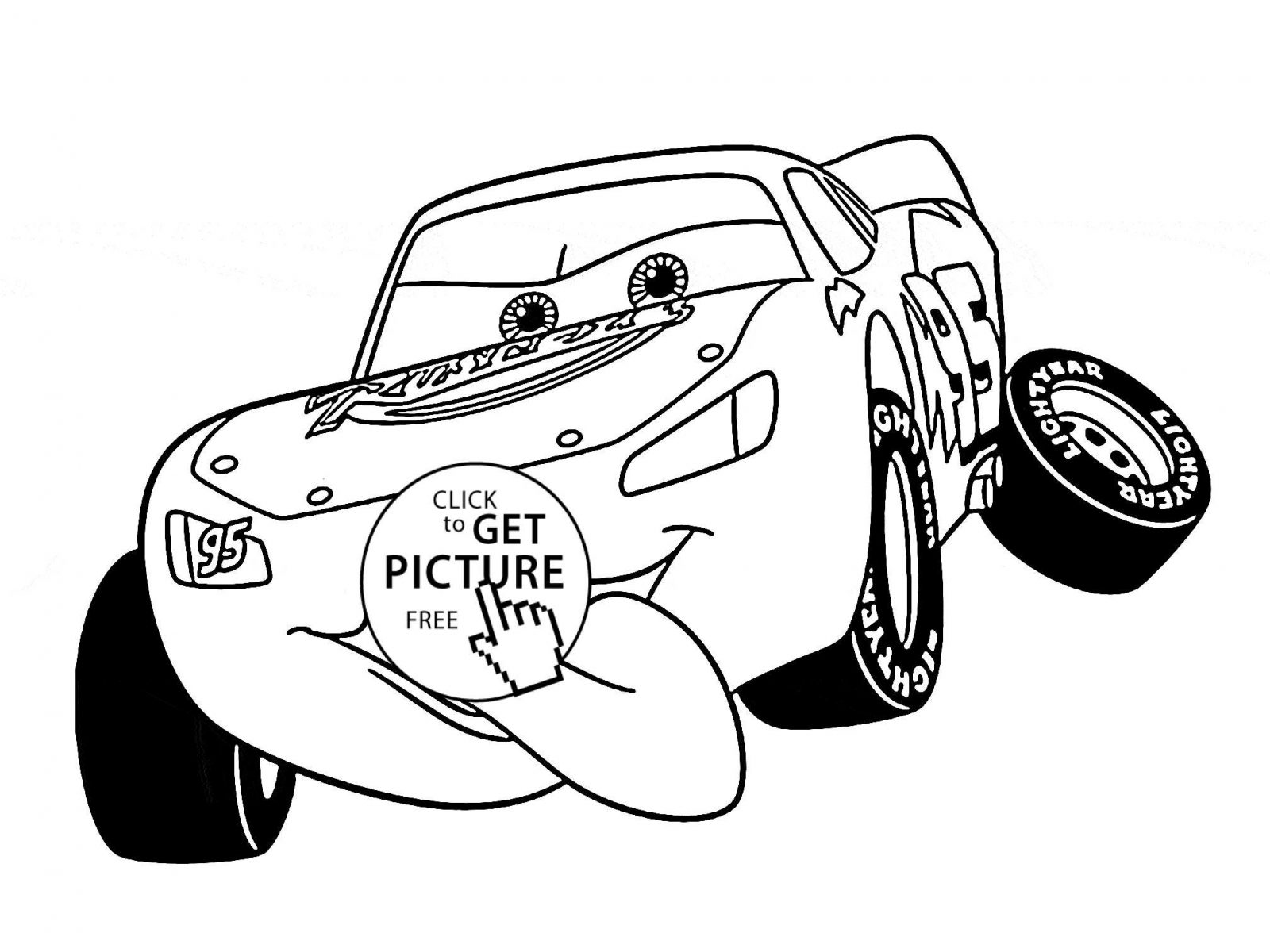 1600x1200 Free Lightning Mcqueen Coloring Pages Fantastic And Drawing