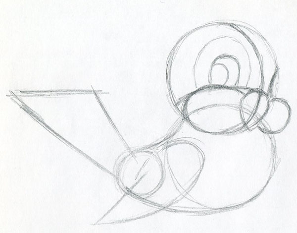 600x470 Learn To Draw Cartoon Bird Very Simple, In Few Easy Steps.