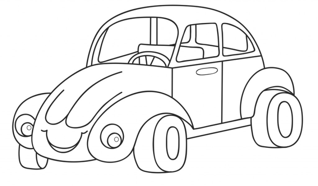 1024x600 Cartoon Car Coloring Pages For Kidsfree Coloring Pages For Kids
