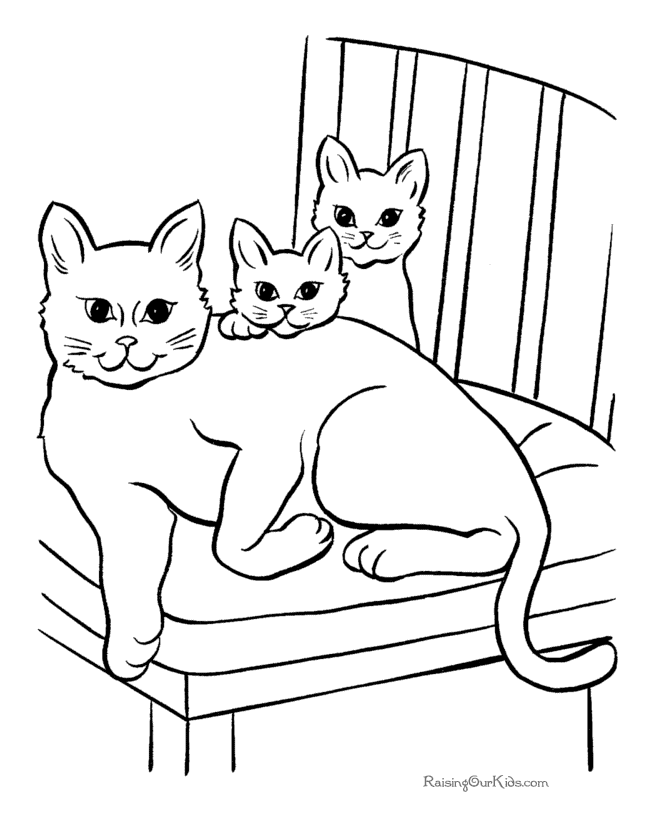 670x820 Cat Drawing Coloring Cat Drawing Kid