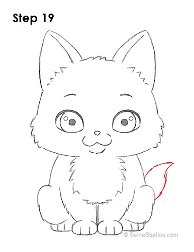 386x500 How To Draw A Cartoon Kitten