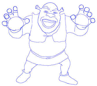 336x300 How To Draw Shrek
