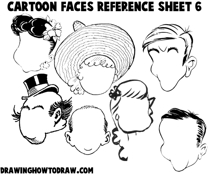 720x576 Cartoon Faces Reference Sheets And Heads Examples For Drawing