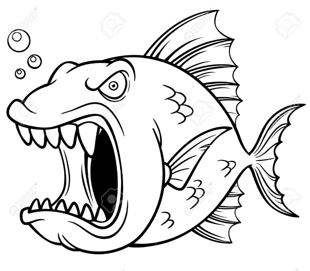 1024x896 Cartoon Drawing Fish Fish Cartoon Drawing
