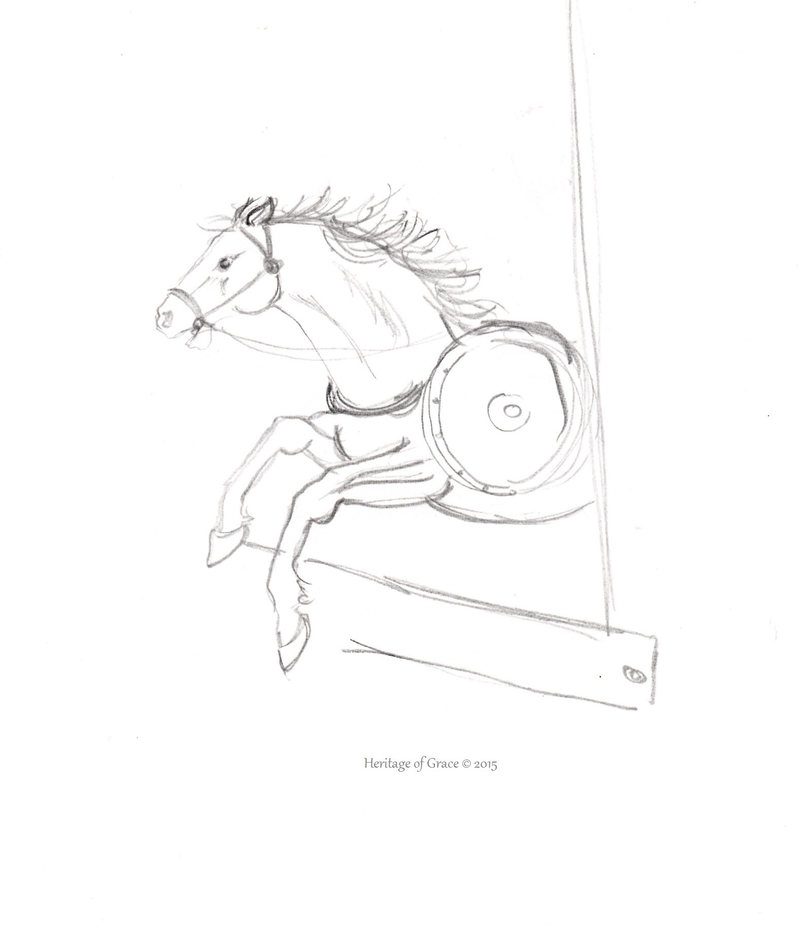 1590x1831 A Collection Of Horse Sketches Apologetics Girl