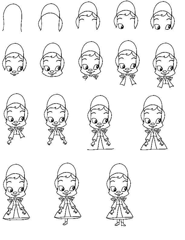 612x792 Cartoon Critters