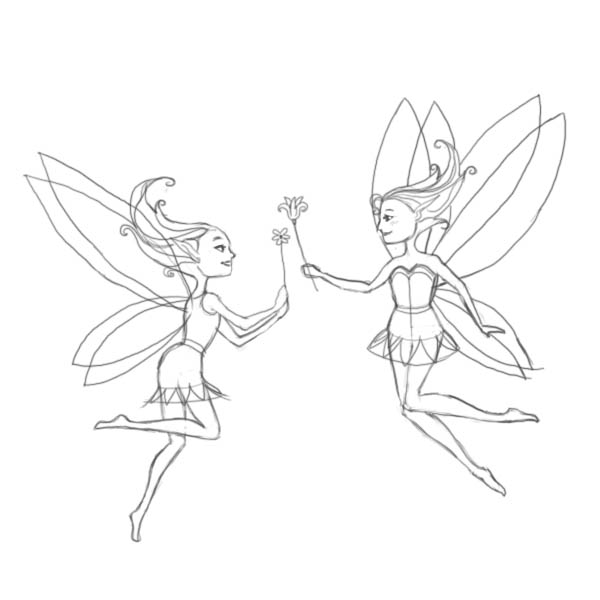600x600 How To Draw Fairies
